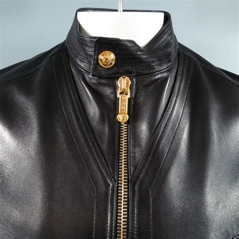 versace collection motorcycle jacket|versace jackets outlet.